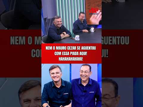 KKKKKKK! NEM O MAURO CEZAR SE AGUENTOU COM ESSA PIADA DO FLAVIO PRADO AO VIVO! thumbnail