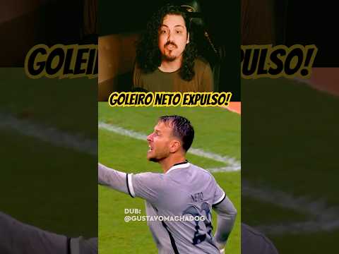 Dublagem da expulsão do goleiro Neto! #dublagem #brasileirão #botafogo #futebol thumbnail