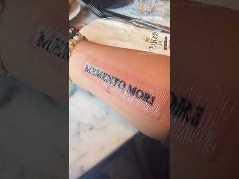 Memento mori 🙏🏽got inkd for the sixth time🙌🏽 a reminder to live, not just exist❤️ thumbnail