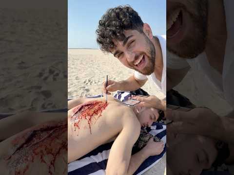 رسمت جرح سينمائي عالظهر اخي بالسر thumbnail