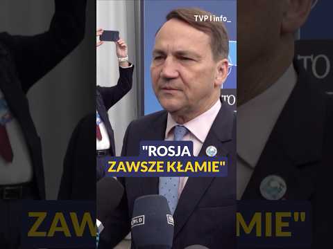 Sikorski: Rosja zawsze kłamie #polityka #polska #rosja #shorts thumbnail