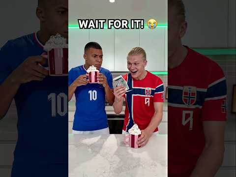 He Fell for the Chocolate Drink Trap 🍫😂 #football #haaland #parody thumbnail