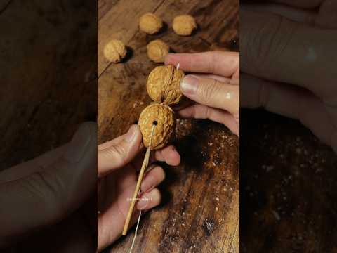 Walnut Wonders: Crafting Memories by Hand 🛠️🌰 #DIY #Upcycling #LifeHacks thumbnail