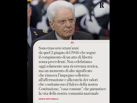 Mattarella: “La Costituzione nostra casa comune” thumbnail