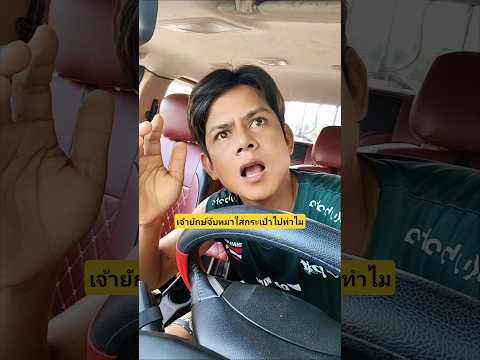 เจ้ายักษ์จับหมาใส่กระเป๋าไปทำไมปล่อยน้องลงมา🤔😭 #บังเอิญเจอ #funny #comedy #การแสดงเท่านั้น thumbnail