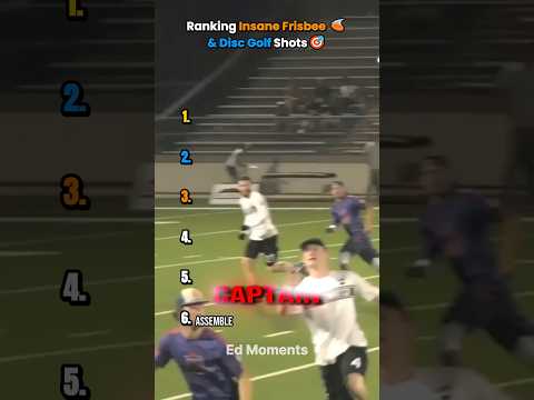 INSANE FRISBEE & DISC GOLF SHOTS MOMENTS  #usa thumbnail