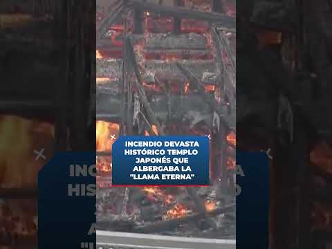 Incendio devasta histórico templo japonés que albergaba la  Llama Eterna thumbnail