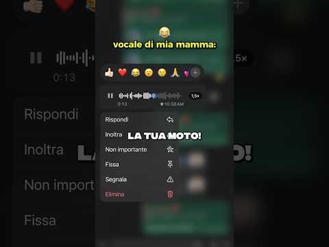 LA VICINA DI CASA SI LAMENTA CON MIA MAMMA PER IL RUMORE DELLA MOTO! #shorts thumbnail