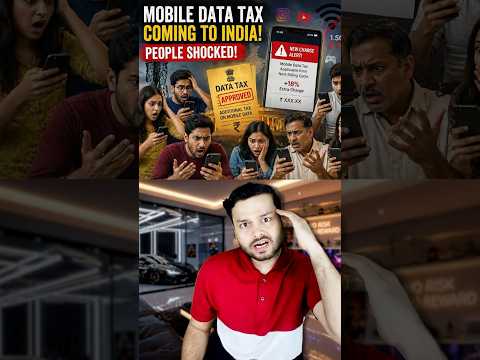 ₹1 / Per GB - New 'Mobile Data Tax' SHOOK India #shorts thumbnail