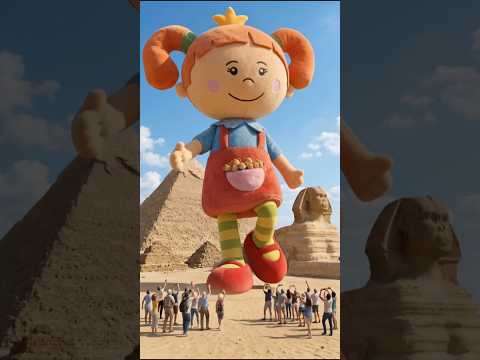 Little Princess in Egypt! Exploring the pyramids 🏜️✨#shorts #Egypt  #Adventure #LittlePrincess thumbnail
