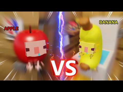 BANANA🍌 vs APPLE🍎 Get out of the bathroom! [Parotter's best funny Minecraft Animation] thumbnail