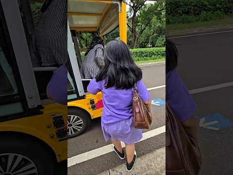kk naik odong odongnya di belakang #trandingshorts thumbnail