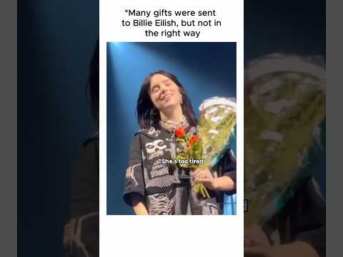 Many gifts were sent to Billie Eilish… but not in the right way ?? #billieeilish #fans #respect thumbnail