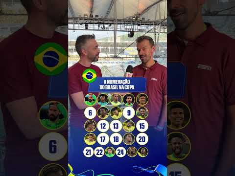 A NUMERAÇÃO DO BRASIL NA COPA 😅🇧🇷 #shorts thumbnail