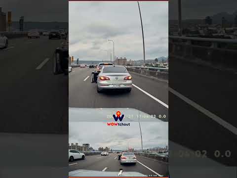 【車禍影片】男友：妳也太淡定（2026.05.21 國道一號五楊高架泰山段 thumbnail