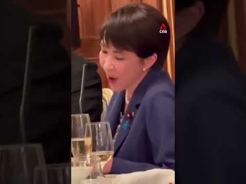 Japan and Philippines leaders sing along to The Beatles and Lennon during state dinner thumbnail