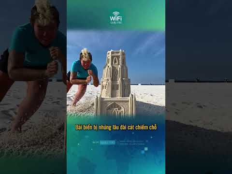 Đố ai dám xây lâu đài cát quá to ở đây thumbnail