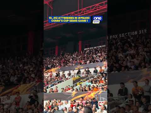 PBA Season 50 Commissioner’s Cup semifinals Game 1 crowd check | #OSOnTheSpot thumbnail