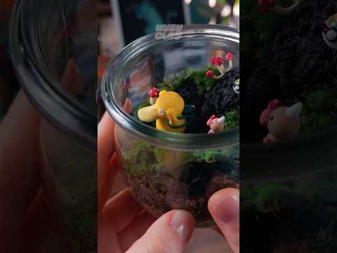 DIY Pokémon Terrarium : Glass Jar Upcycling (ASMR) thumbnail