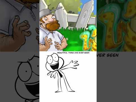 Crazy Dave's Reaction When There Are Bananas in PvZ1 w/ @NutshellAnimations#pvz #plantsvszombies thumbnail