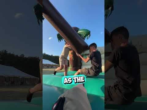 He Built a Slingshot Just to Fire a Shoe 😳 (@jpfotodumpjes/TT) thumbnail