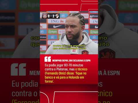 MEMPHIS PODERIA TER JOGADO COM O PLATENSE? #shorts thumbnail