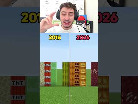 2016 vs 2026 MİNECRAFT⁉️⛏️💎🧱 thumbnail
