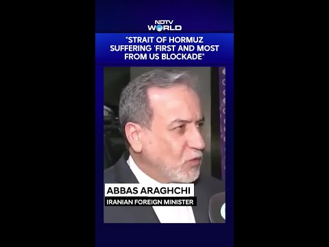Iran FM: "Strait Of Hormuz Suffering First And Most From US blockade" thumbnail