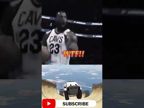 LeBron James Stopped his Dunk mid air thumbnail