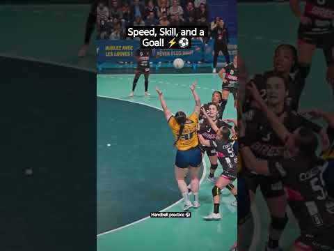 handball Speed, Skill, and a Goal!⚡⚽#handball #sportsball #like #love #viralvideo #explore #shorts thumbnail