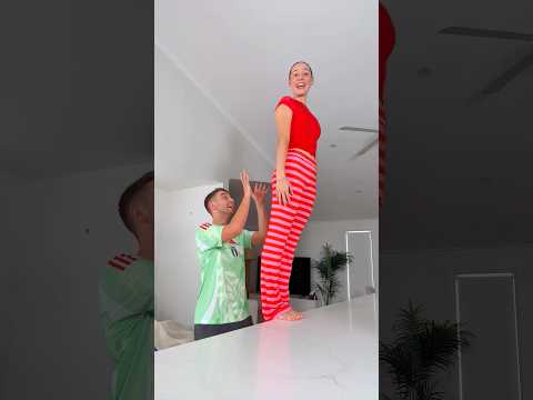 SUBSCRIBE FOR 7 YEARS OF GOOD LUCK! 🍀😅 - #dance #funny #couple #shorts thumbnail