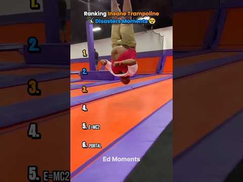 INSANE TRAMPOLINE DISASTERS MOMENTS  #usa thumbnail