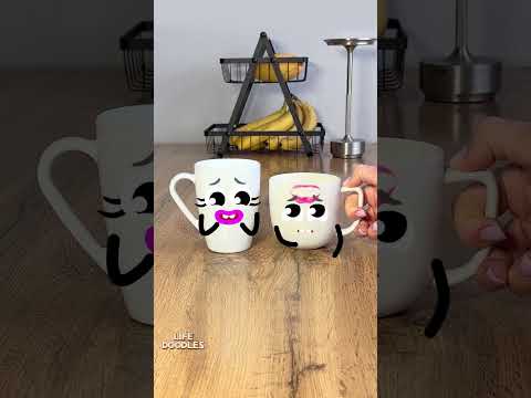 Life Doodles | 2 Cups one is jealous ? #lifedoodles #shorts #animation thumbnail