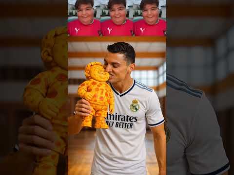 Sion princess Ronaldo eats a funny pizza thumbnail