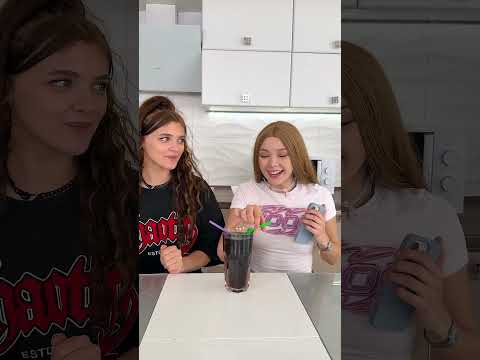 One Solid Straw for Two Prank 😂🥤 thumbnail