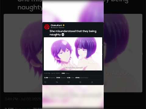 She misunderstood that they being naughty ? #anime #animeshorts #animememes #animeedits #shorts thumbnail