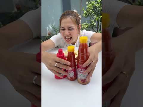 SC !!! She ate level 9 spicy french fries.??#shortsyoutube #comedy #viral thumbnail