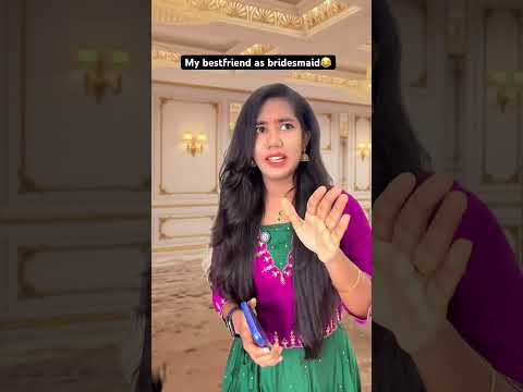 My friend as my bridesmaid😂 share this to that friend 😂🫣 #shorts thumbnail