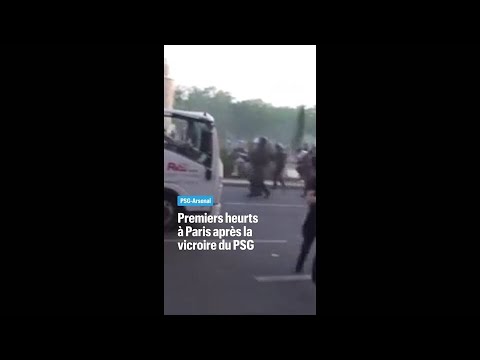PSG-Arsenal : premiers heurts à Paris après la victoire thumbnail