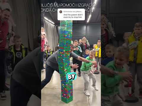 He Wanted to Destroy The Lego Tower 😳(@the.weaver7/TT) thumbnail