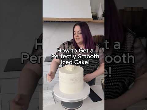 Here's how to get PERFECTLY smooth cakes! thumbnail