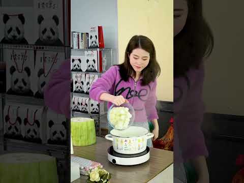Make a giant gourd into stinky pearls! #Shorts | Ms Yeah thumbnail