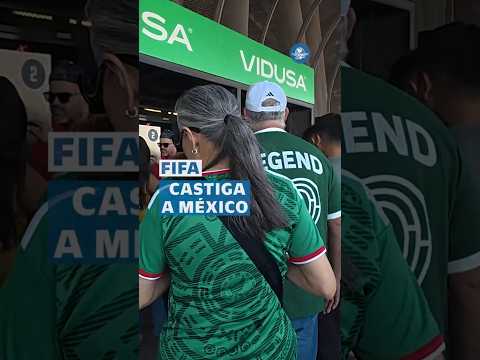México ya fue sancionado por grito discriminatorio; FIFA da golpe al Tri #shorts thumbnail