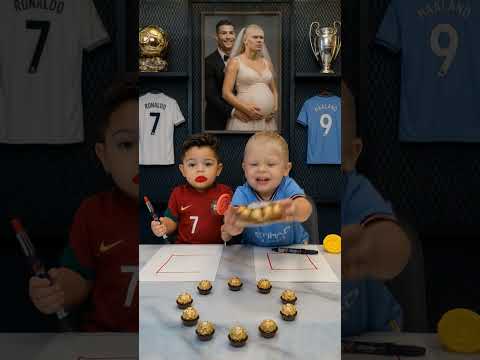 Lipstick or lollipop? He chose WRONG 😂#football #ronaldo #haaland thumbnail