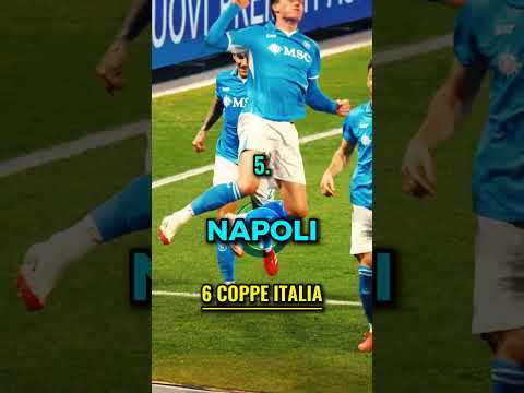 Le 10 SQUADRE con più COPPE ITALIA😱🇮🇹 thumbnail