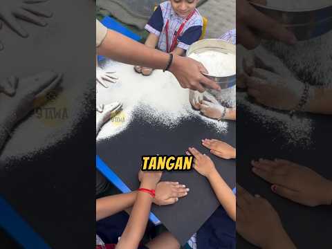 Karya Seni Cuman Pakai TEPUNG❗😮 #sekolah #anak #videoviral thumbnail