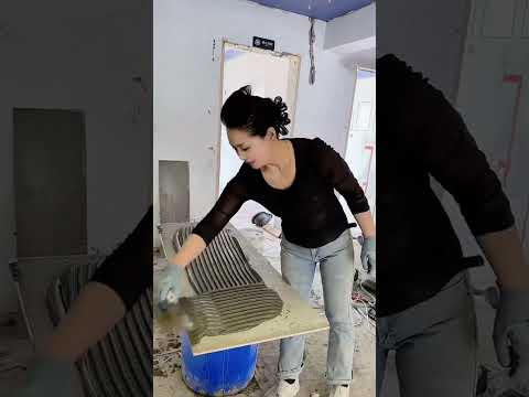 Tile installation P8791#shorts thumbnail