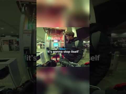 Biker Helps A Clueless Biker Fill Up Gas... thumbnail