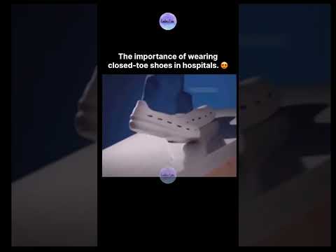 The importance of wearing closed-toe shoes in hospitals. 🏥 thumbnail