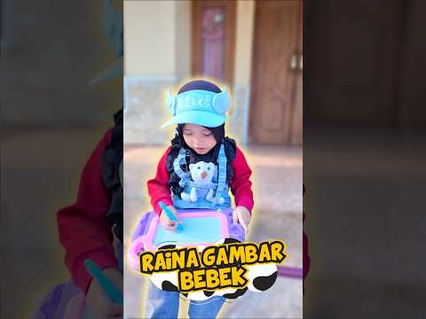 Raina Gambar Bebek 🥰 #shorts thumbnail